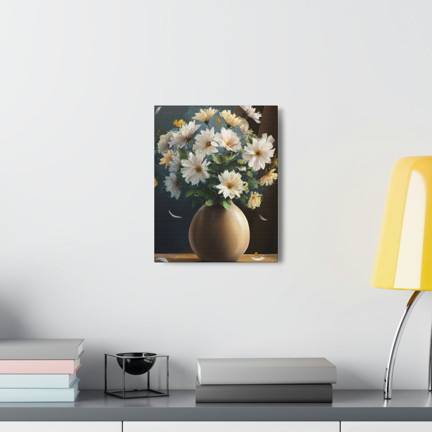 Vase Floral Splendor - Canvas