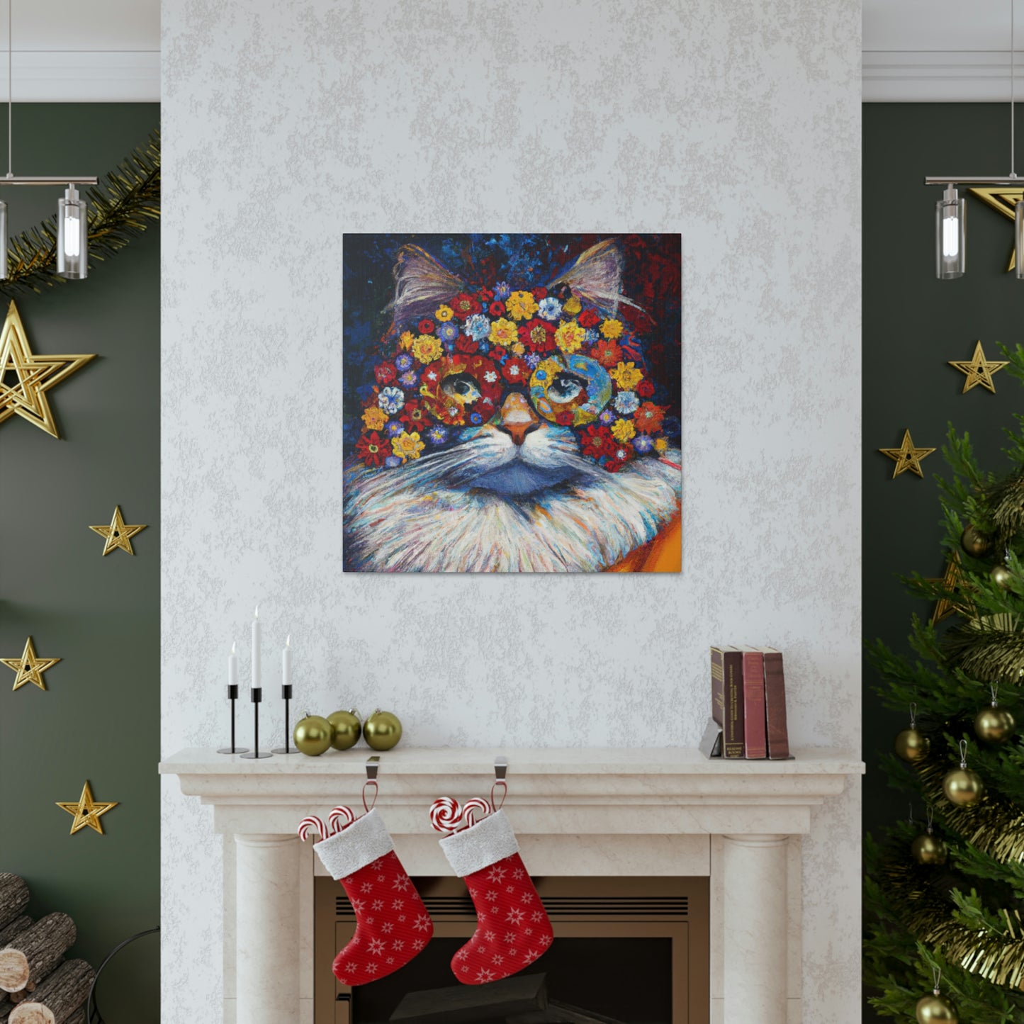 "Feline Vibrance" - Canvas