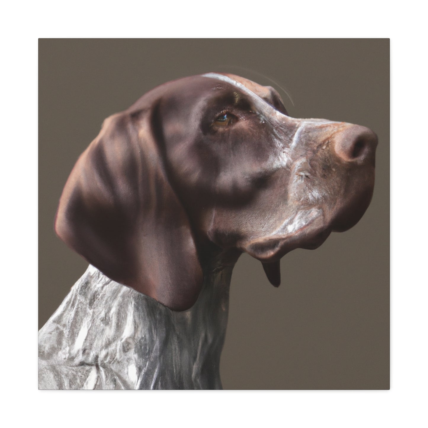 Pointer Perfection. - Canvas