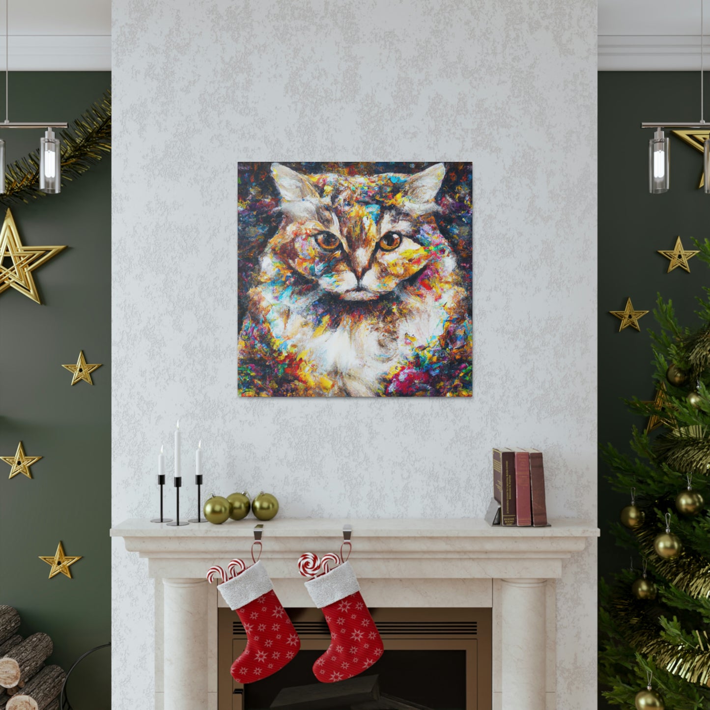 Flower Cat - Canvas