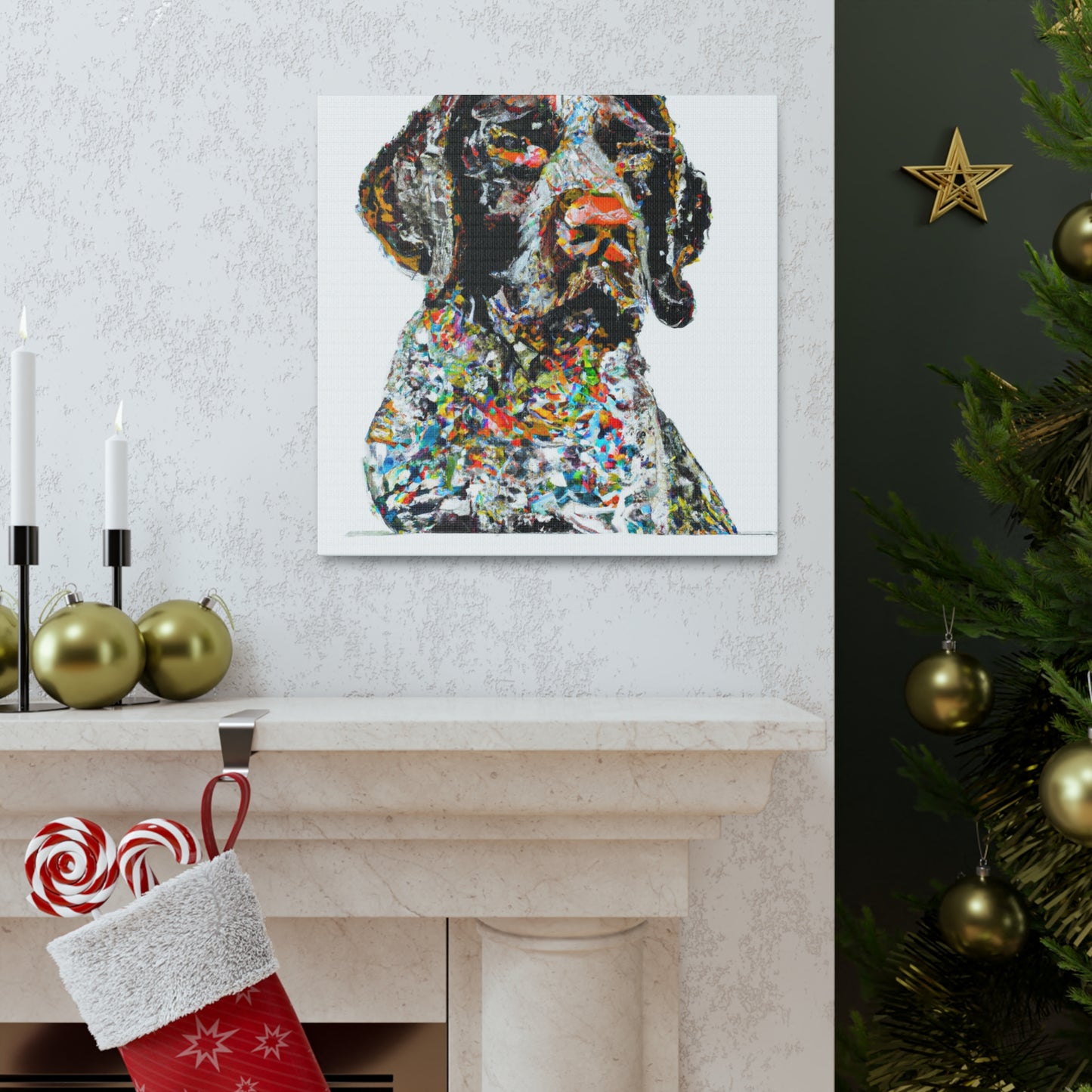 Painted Pointer - Canvas