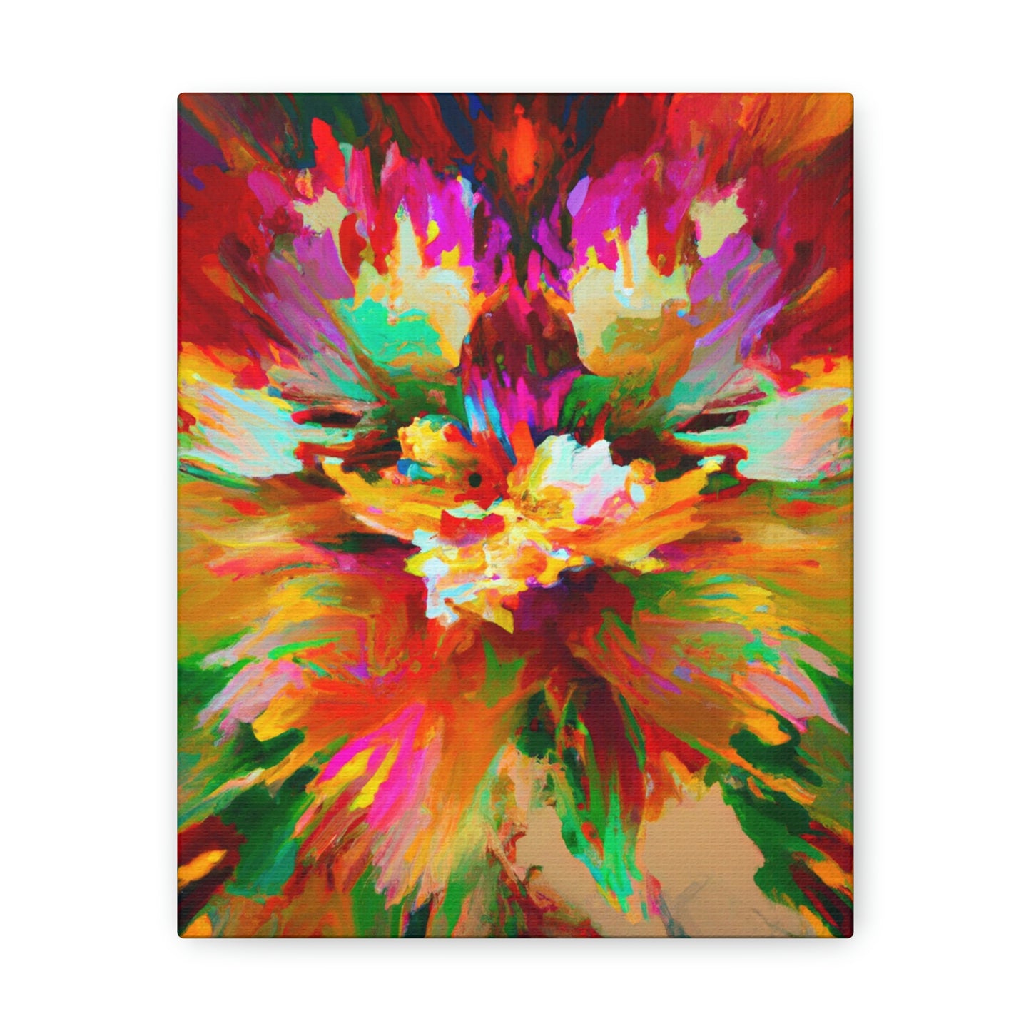 Illuminated Bloom. - Canvas