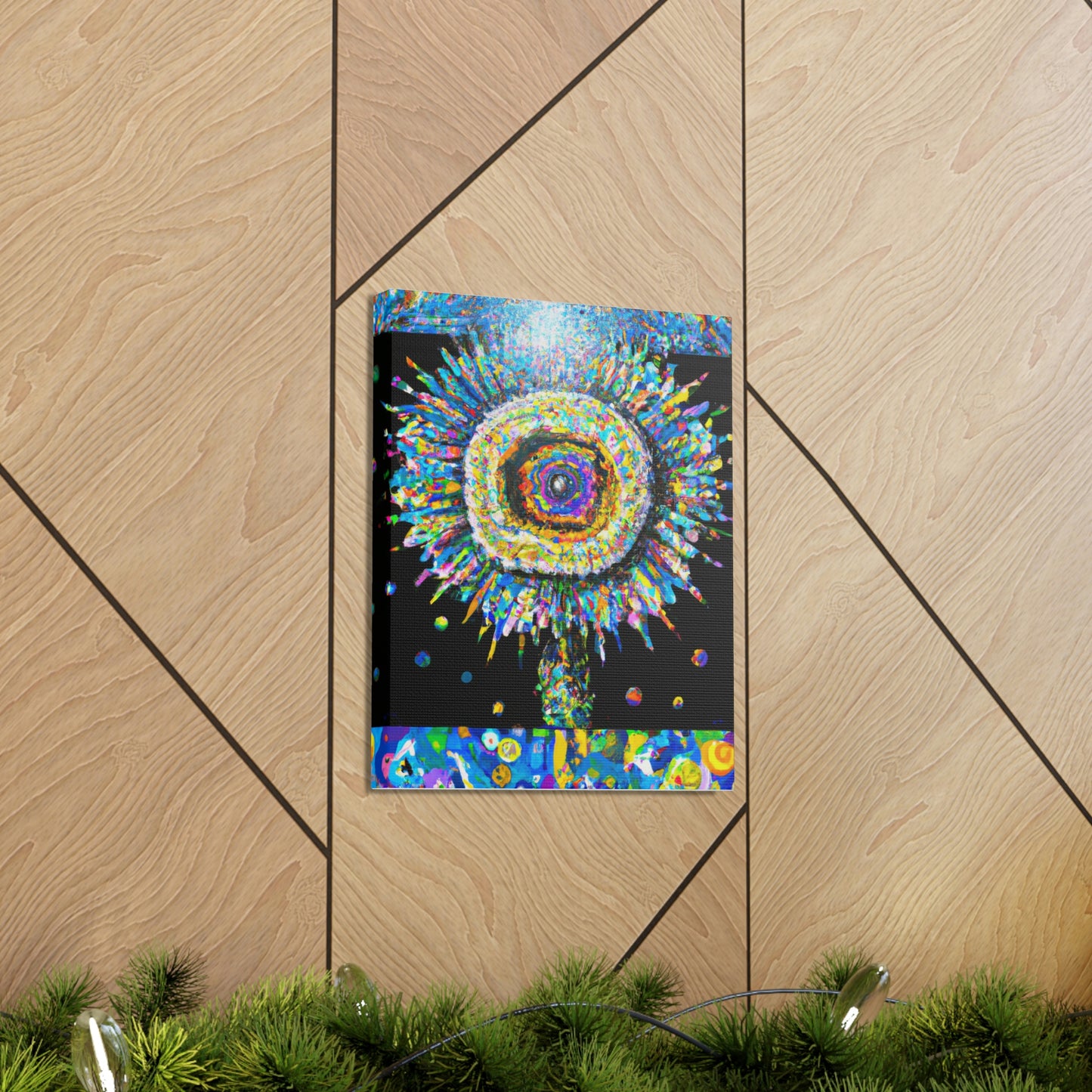 Tri-Bloom Blast - Canvas