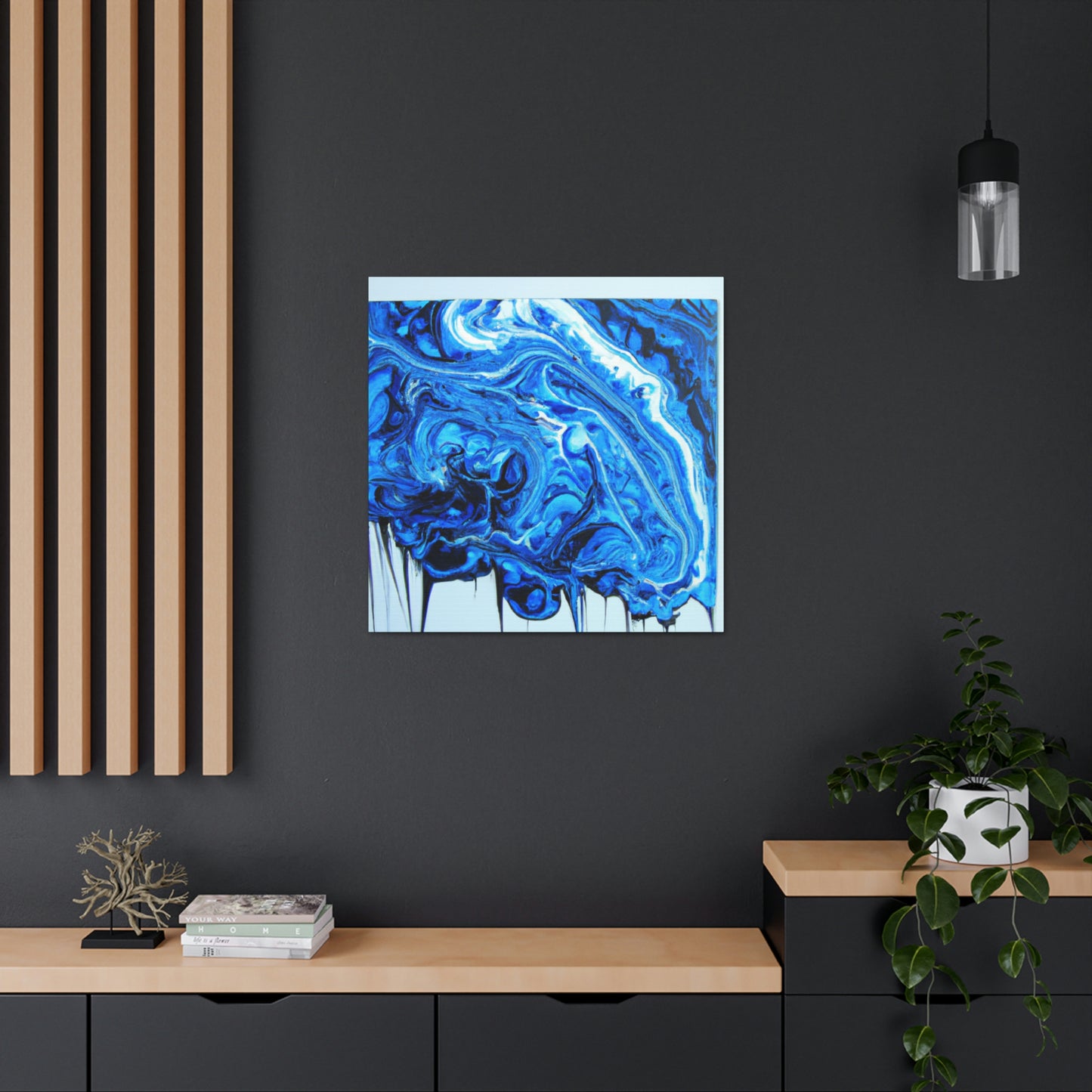 "Blue Majesty" - Canvas