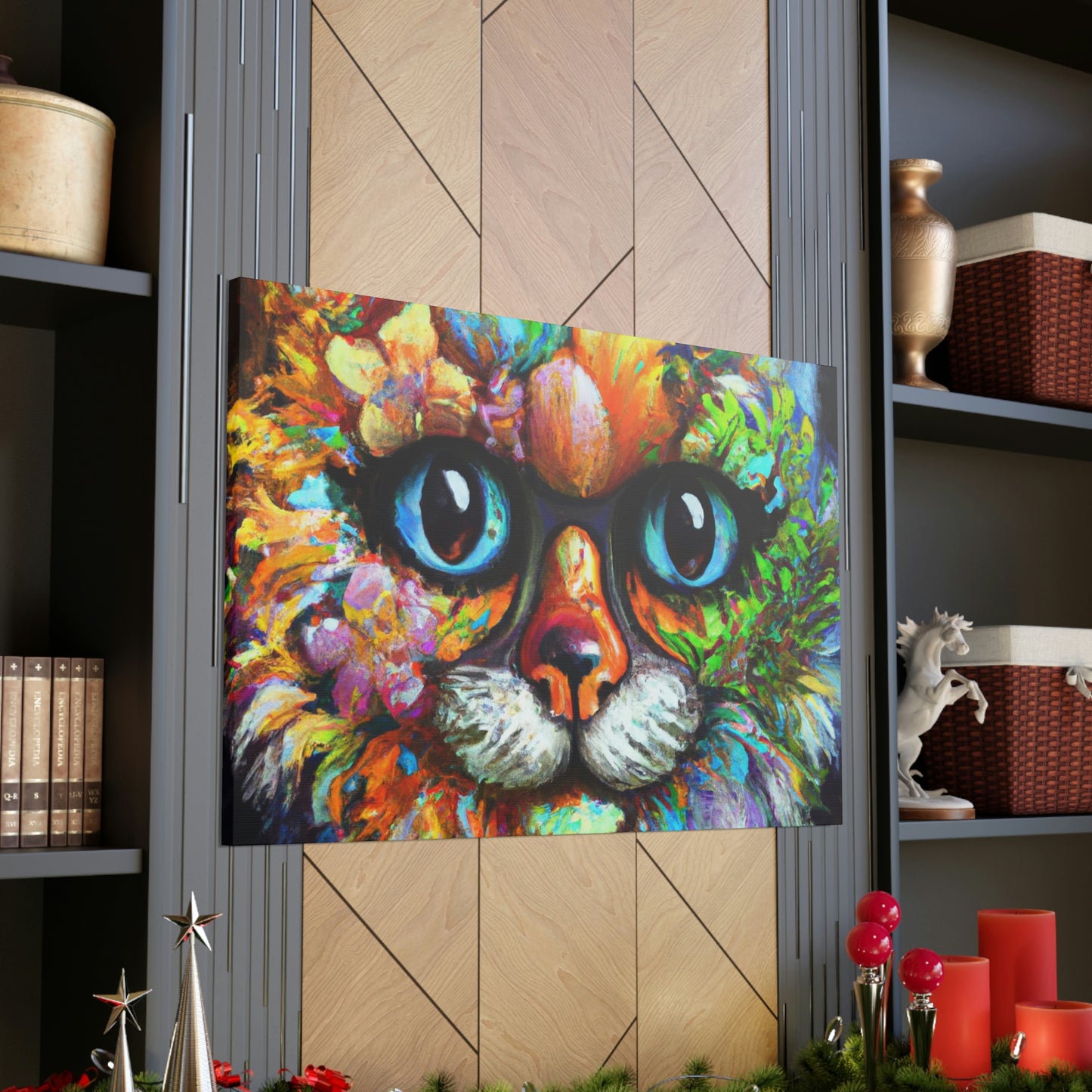Blissful Cat - Canvas