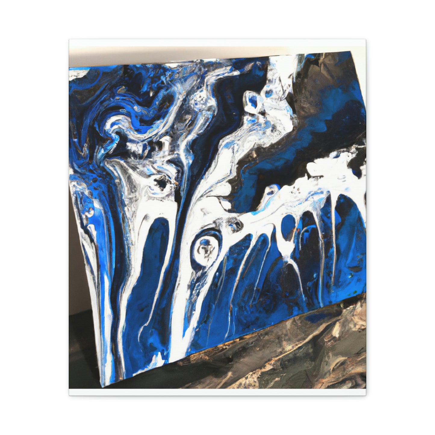 Blue Brilliance. - Canvas