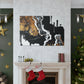 Golden Intricacy Flow. - Canvas