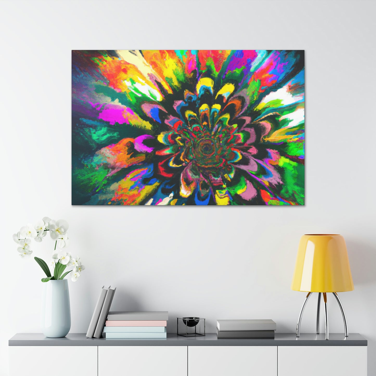 Vivid Flora. - Canvas