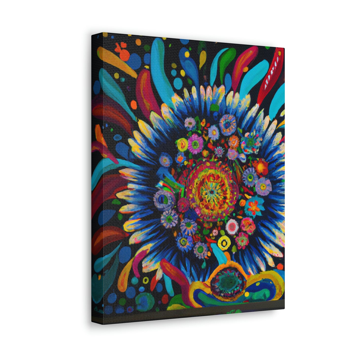 Vibrant Bloom. - Canvas