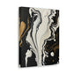 Gold Splash Galaxy. - Canvas