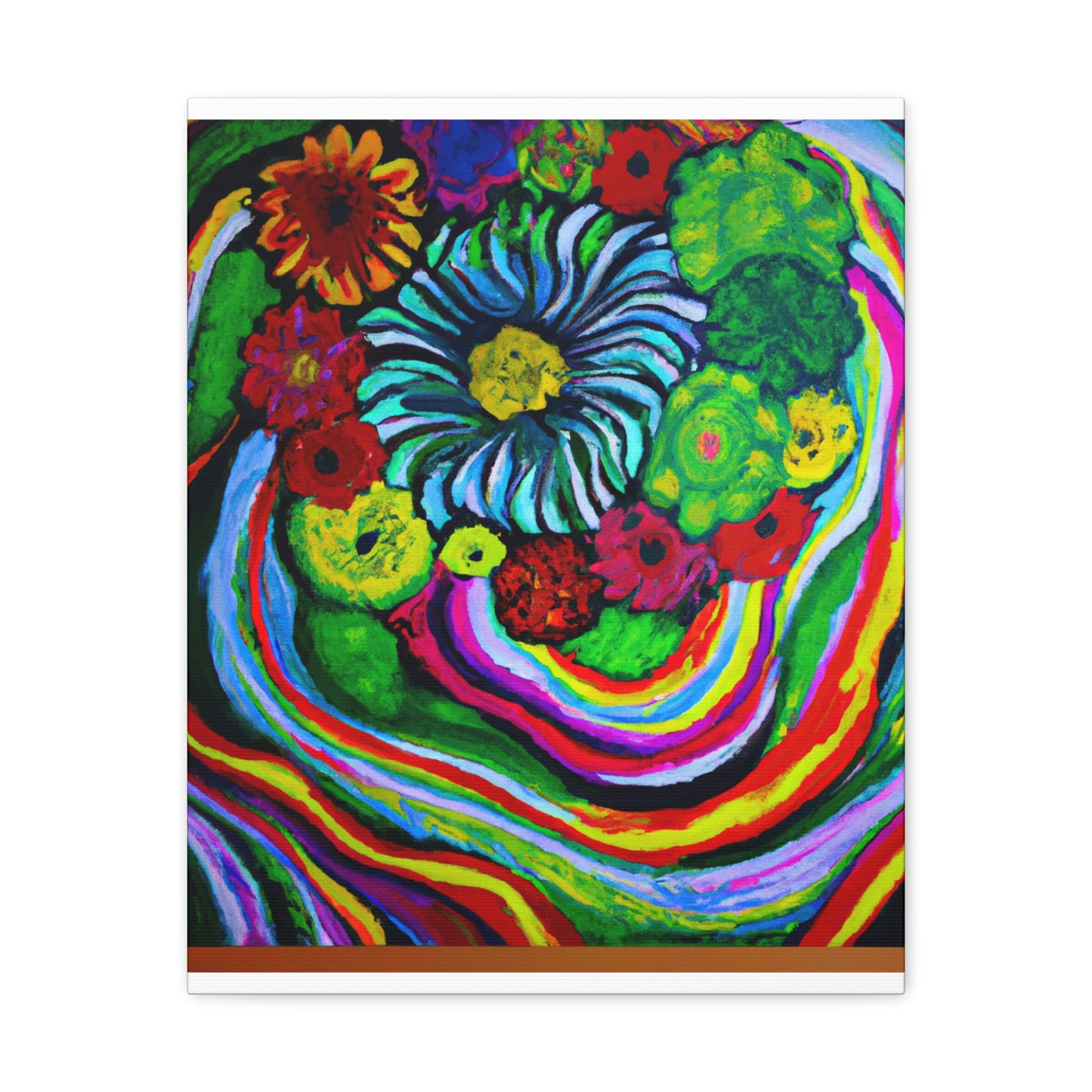 Vivid Blooms. - Canvas