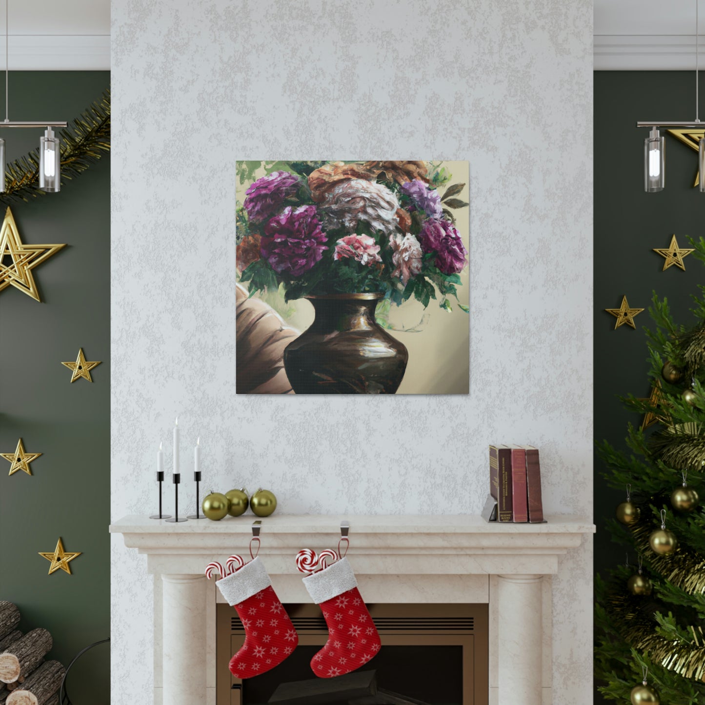 "Petal Palette Foliage". - Canvas