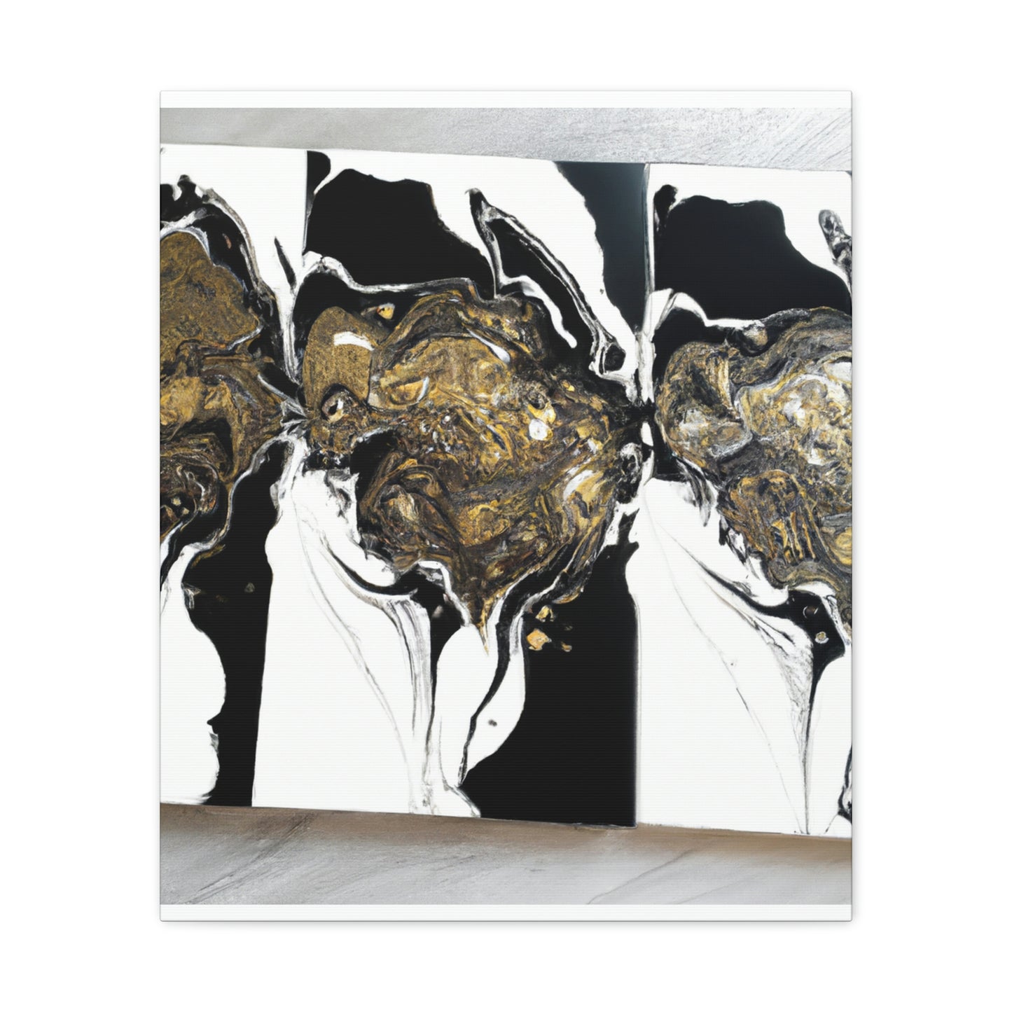 Cosmic Glitter Flow. - Canvas