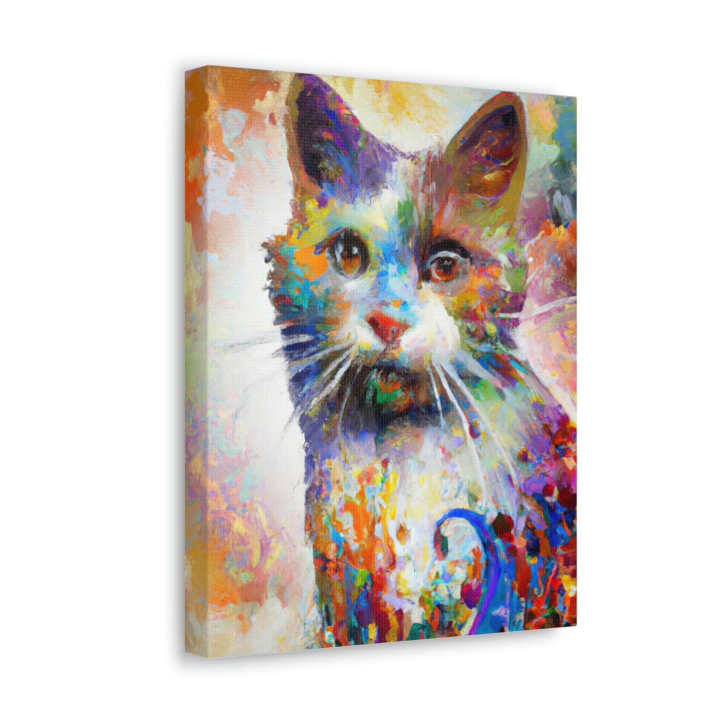 Bloomy Feline! - Canvas