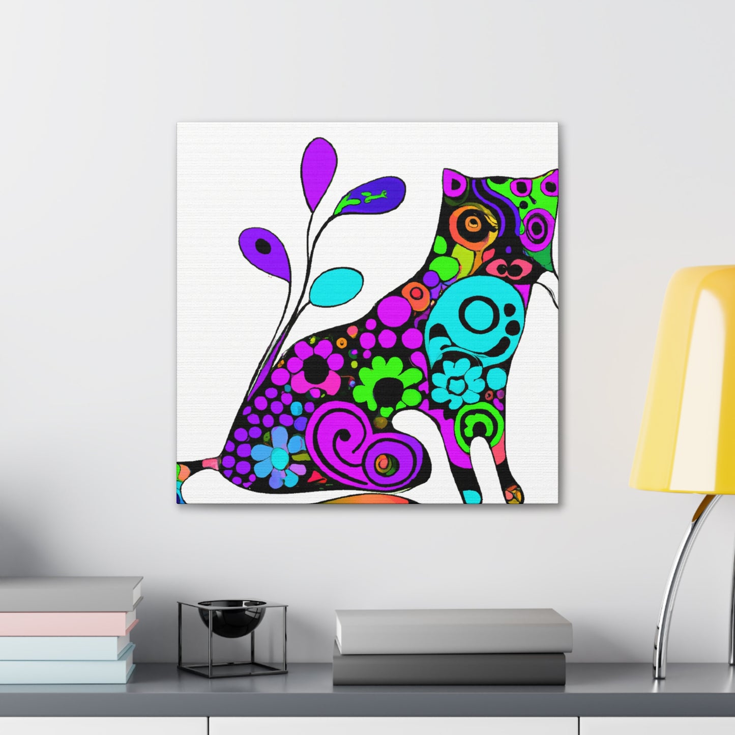 Flora Feline - Canvas