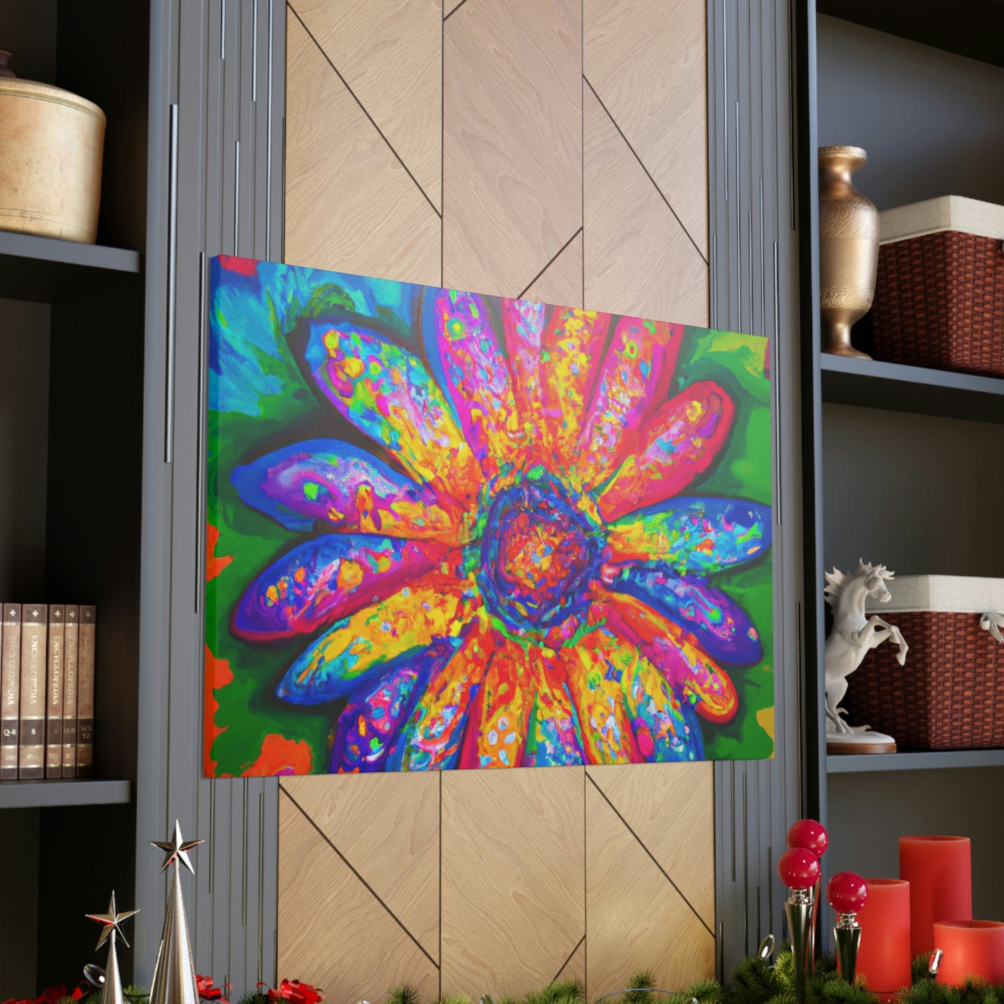 Vivid Blooms. - Canvas