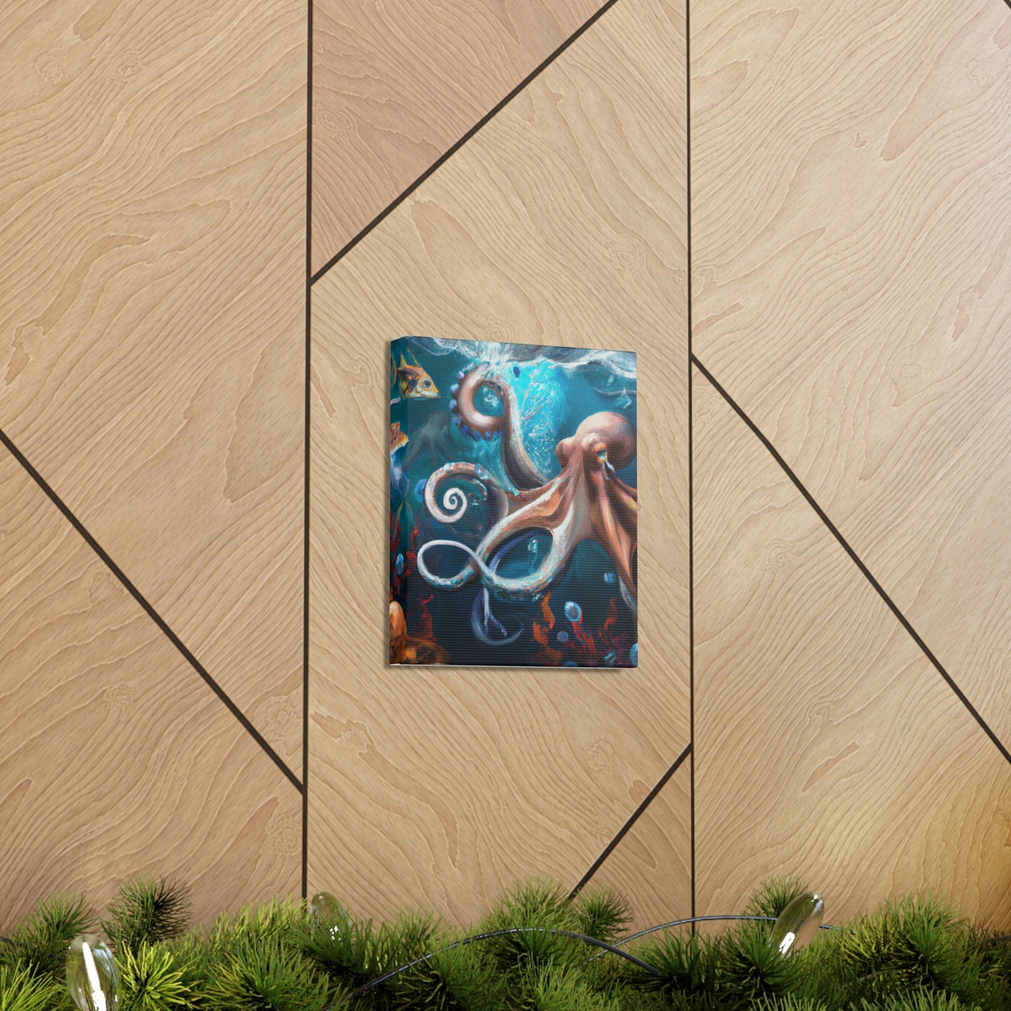 Ocean Marine Glow. - Canvas