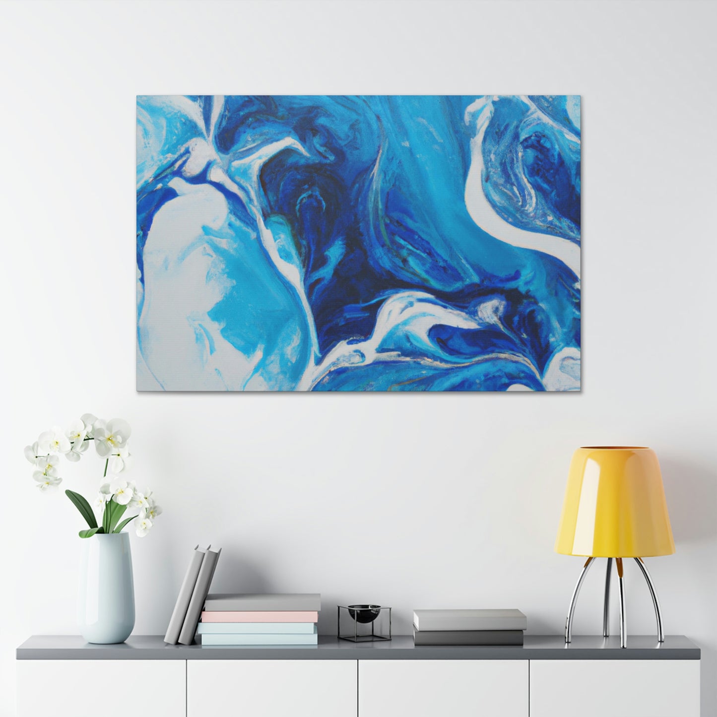 Epic Blue. - Canvas