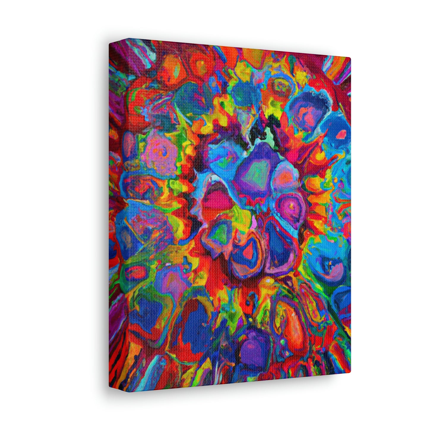 Trippy Floral. - Canvas