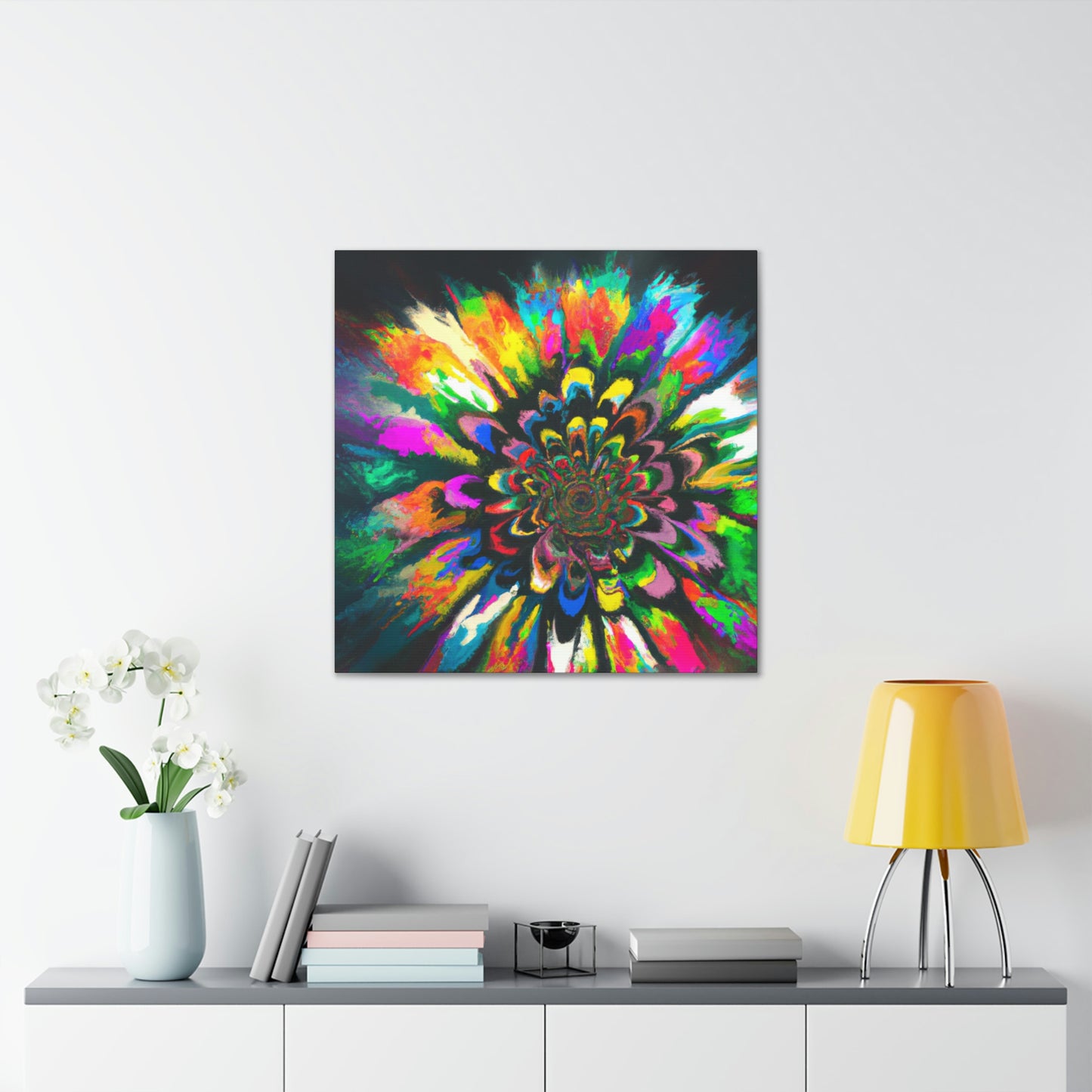 Vivid Flora. - Canvas