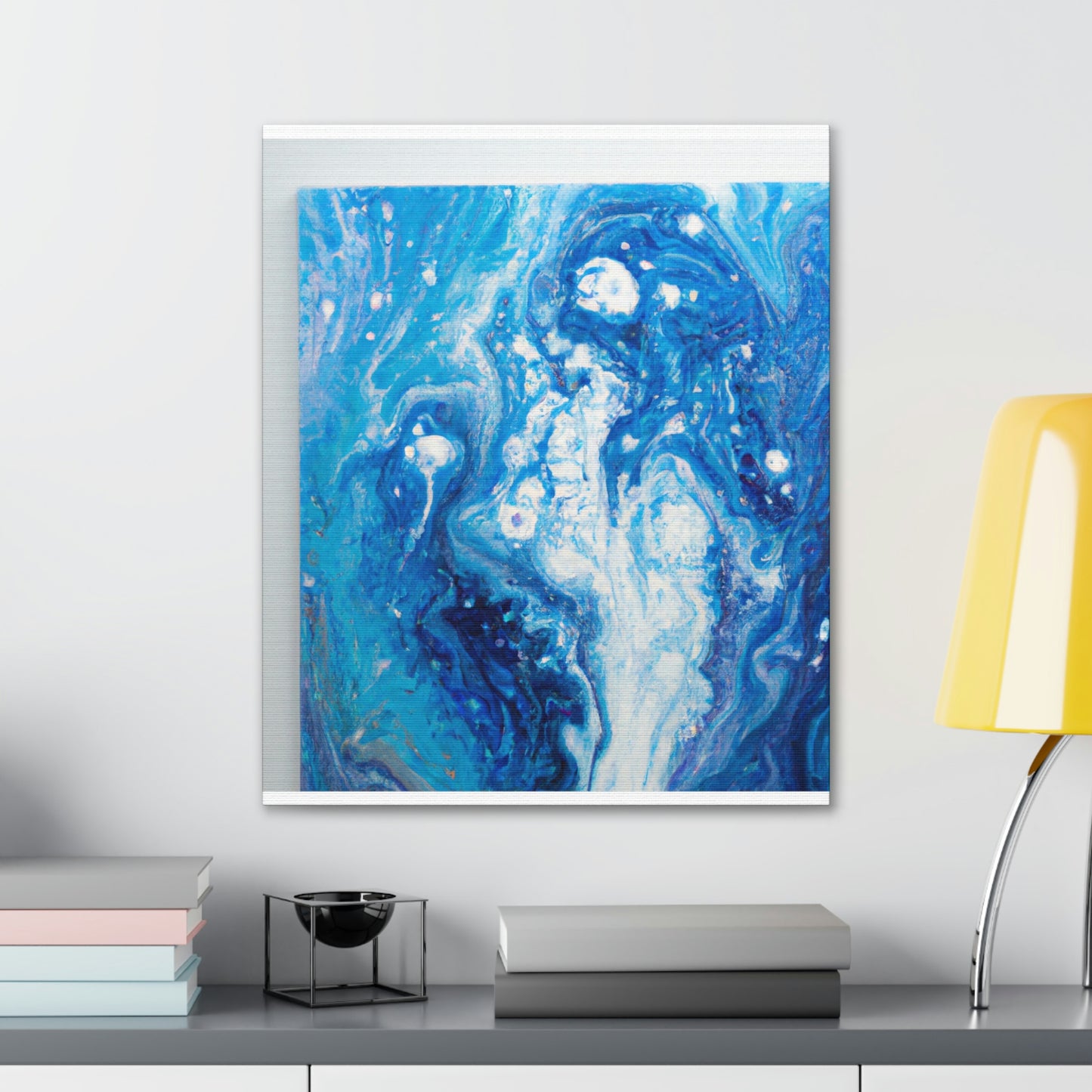 Cerulean Flow. - Canvas