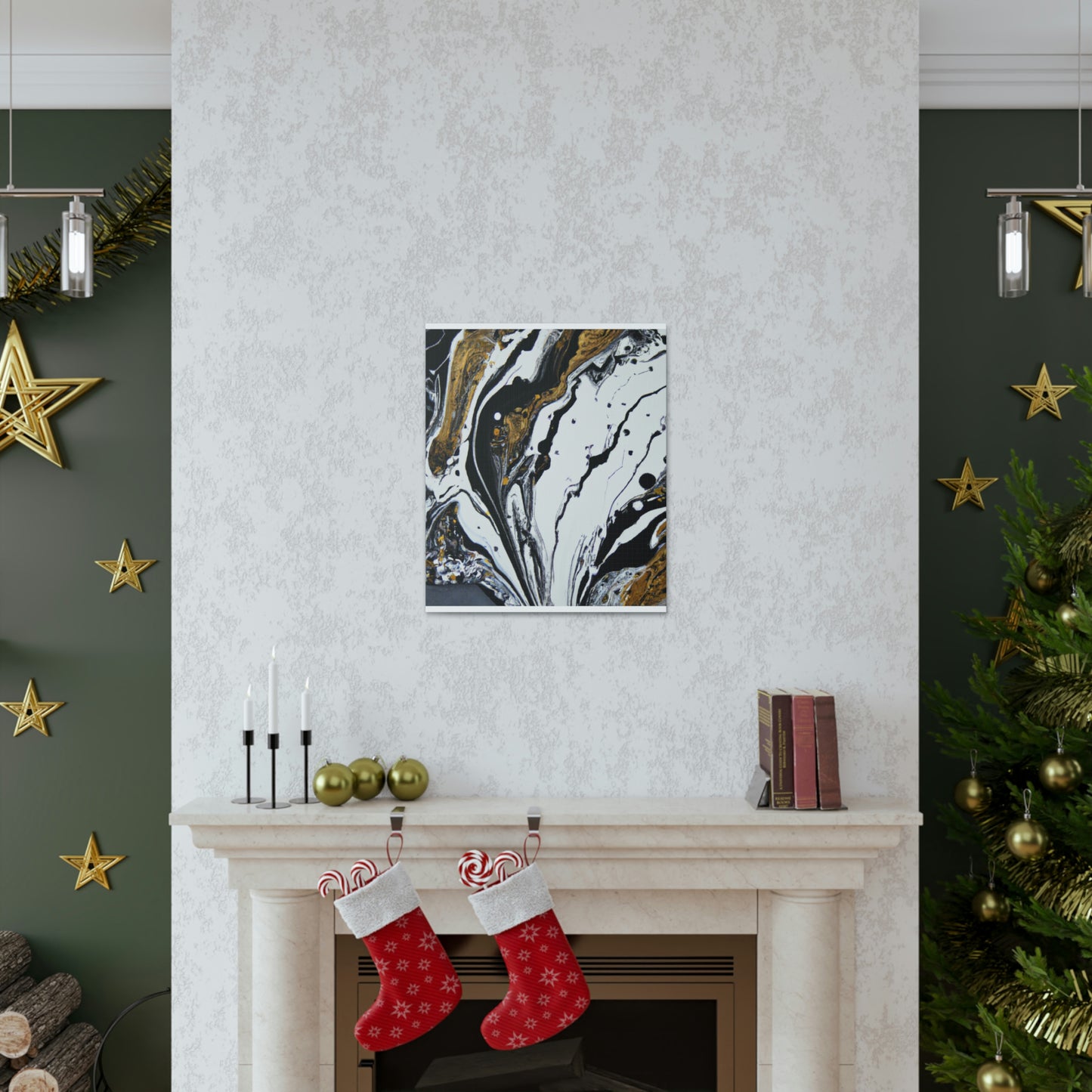Gilded Flux Art. - Canvas