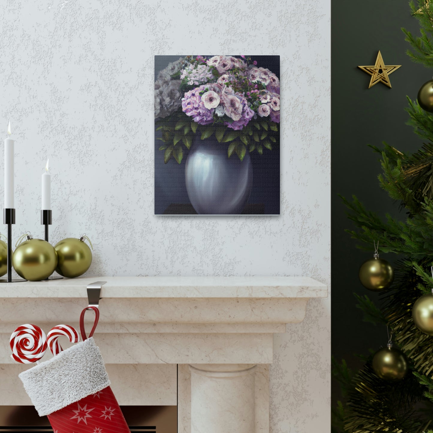 "Floral Perfection Detail" - Canvas