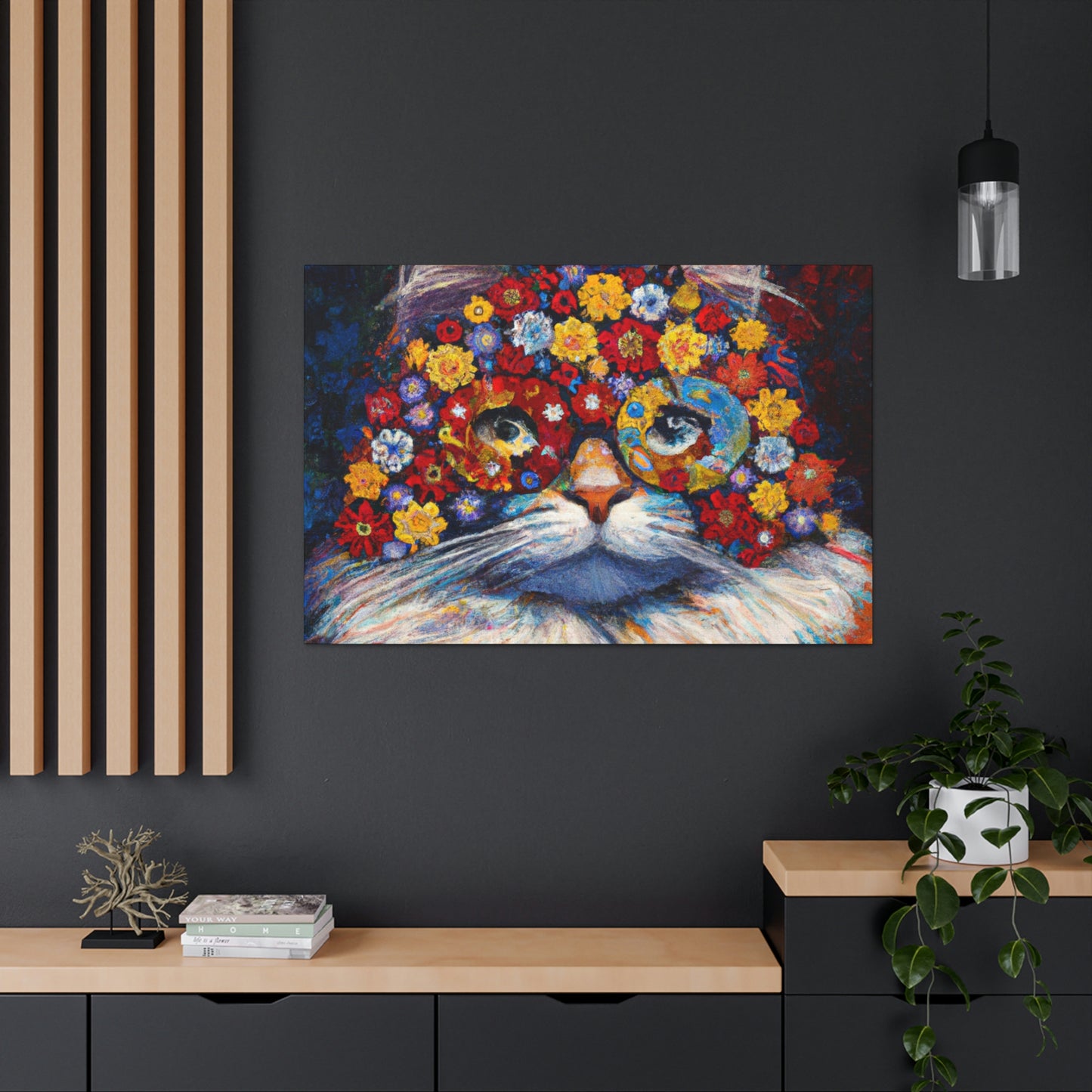 "Feline Vibrance" - Canvas