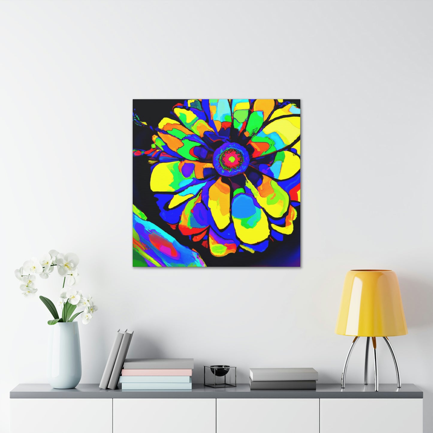 Vivid Flora. - Canvas