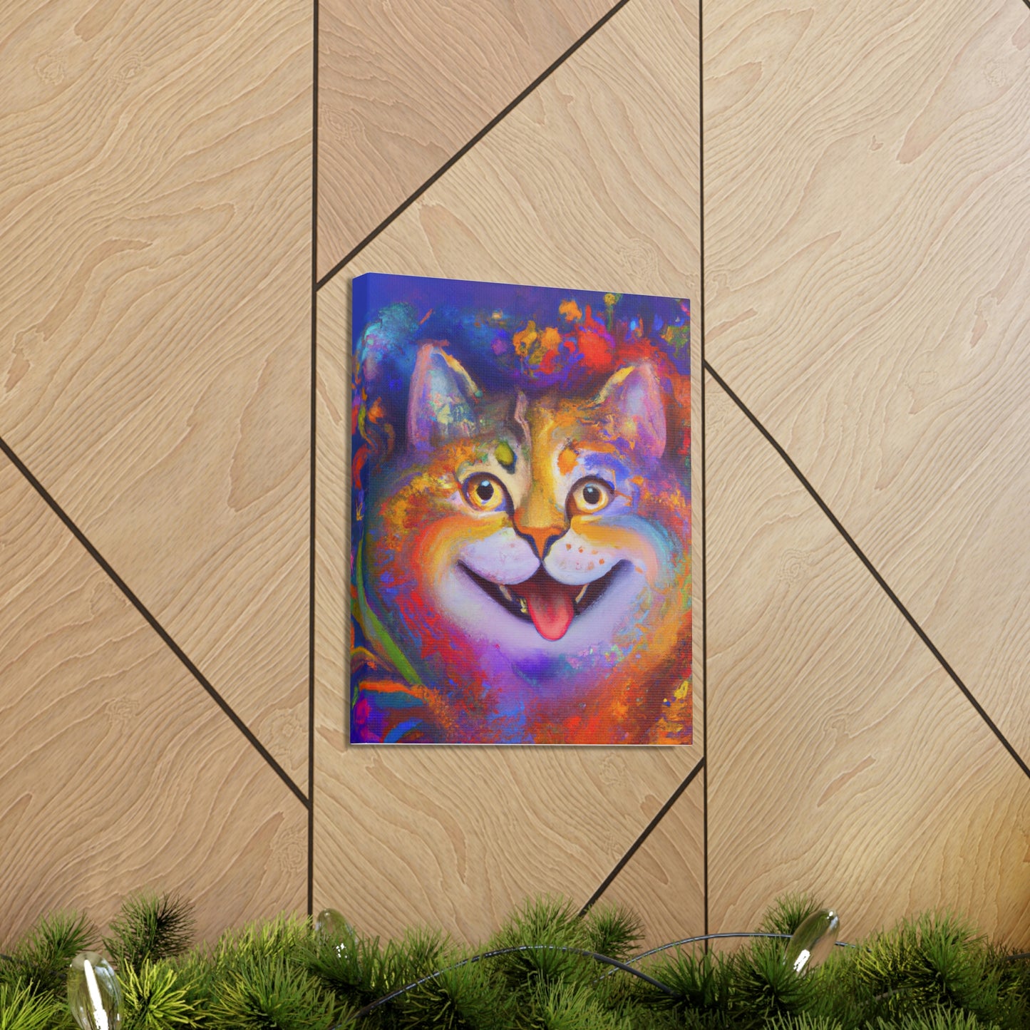 Vivid Feline. - Canvas