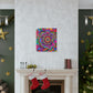 Vivid Floral Burst - Canvas