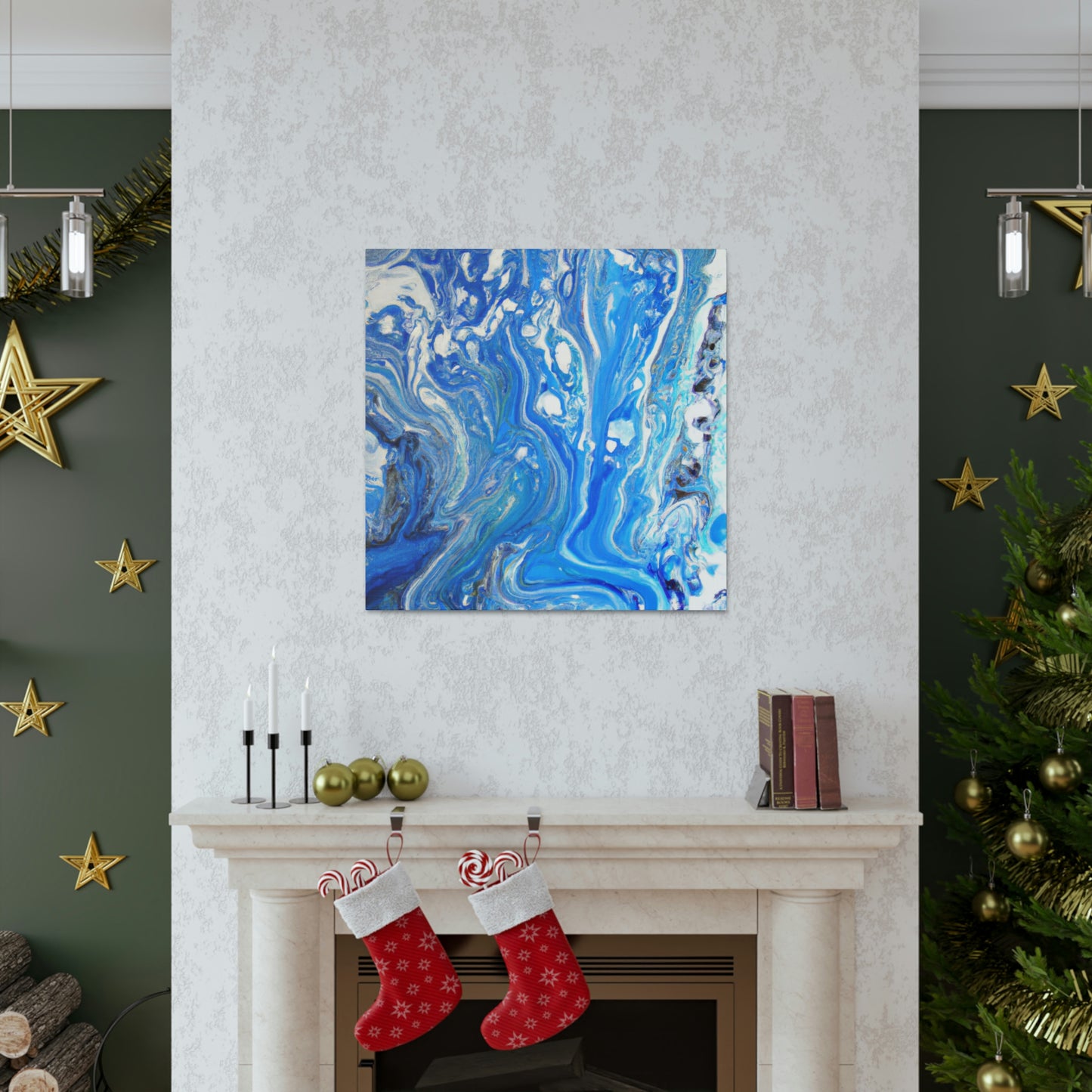 Aqua Bliss. - Canvas