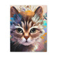 Feline Floral. - Canvas