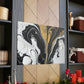 Golden Splatter Mosaic - Canvas
