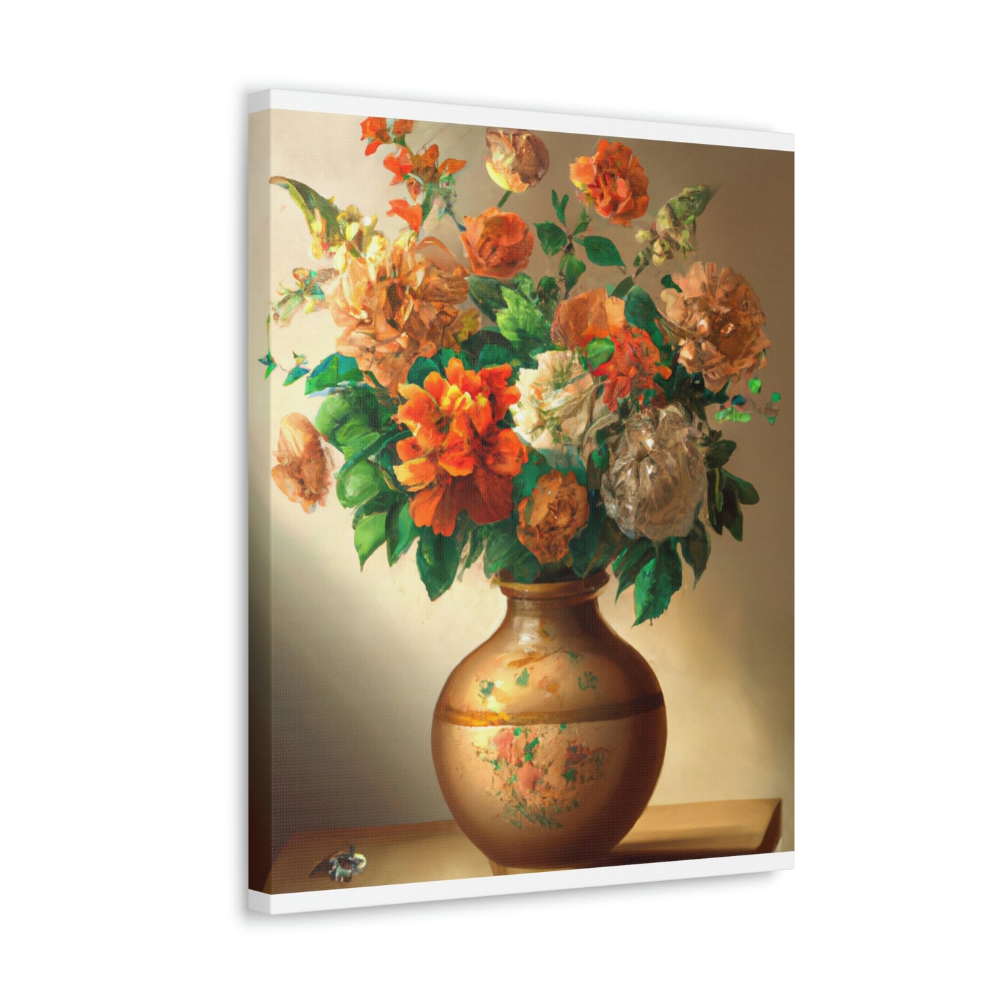 Floral Finesse Honed. - Canvas