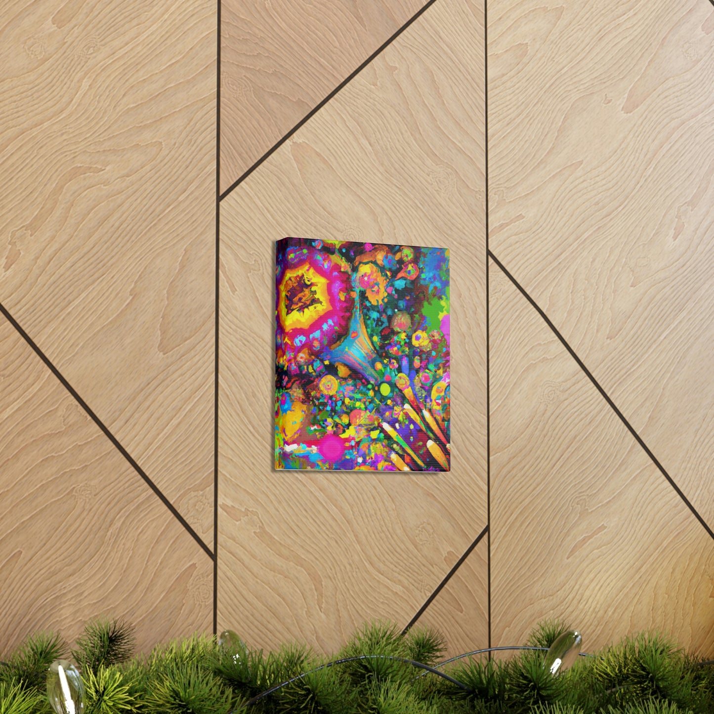 "Psychedelic Bloom" - Canvas