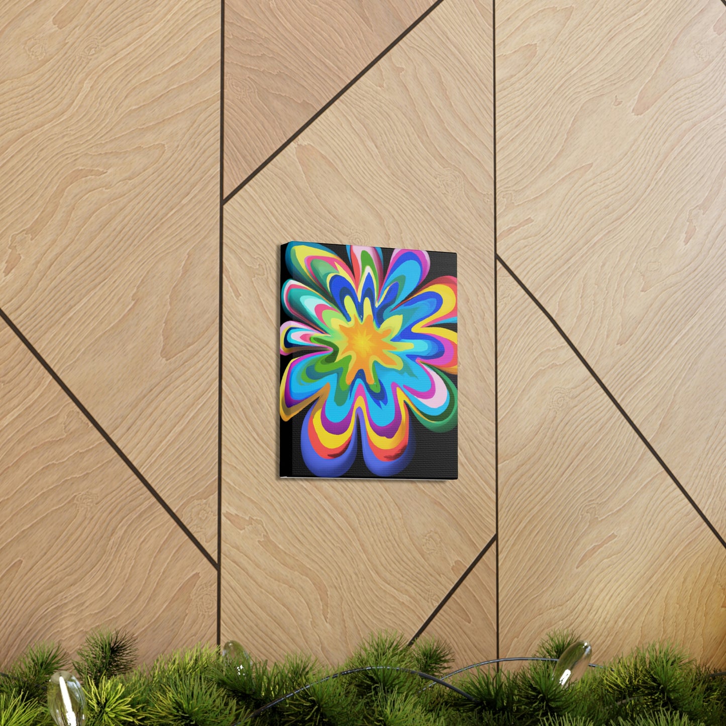 Vibrant Noir. - Canvas