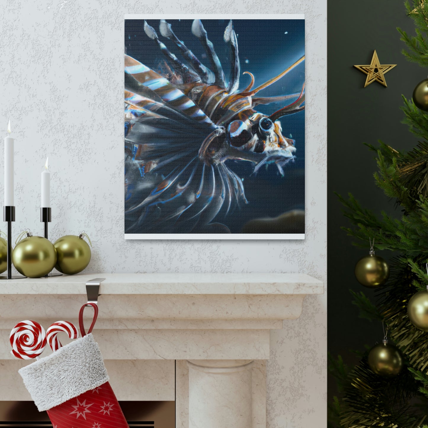Aquatic Abundance. - Canvas
