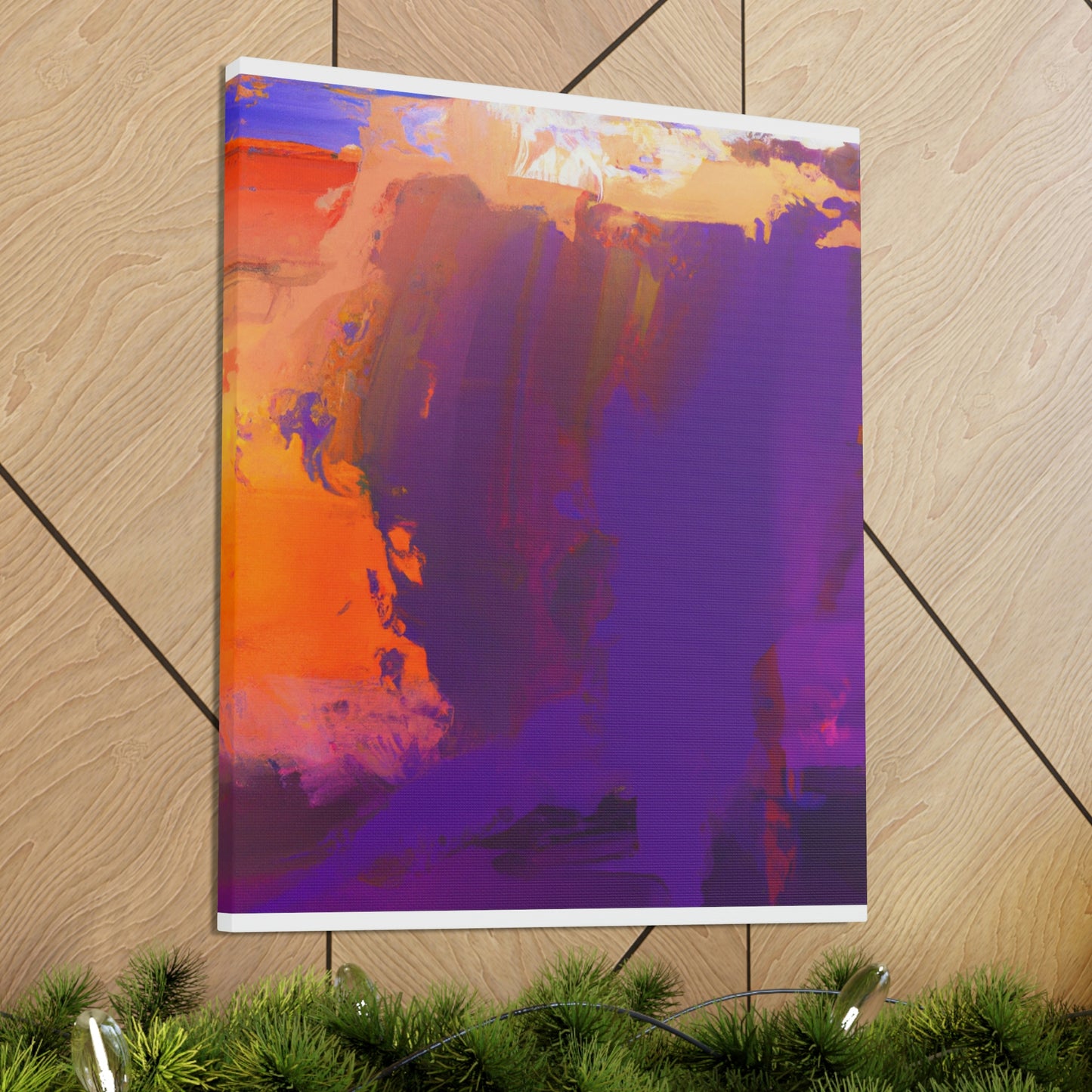 "Brushed Hues" - Canvas