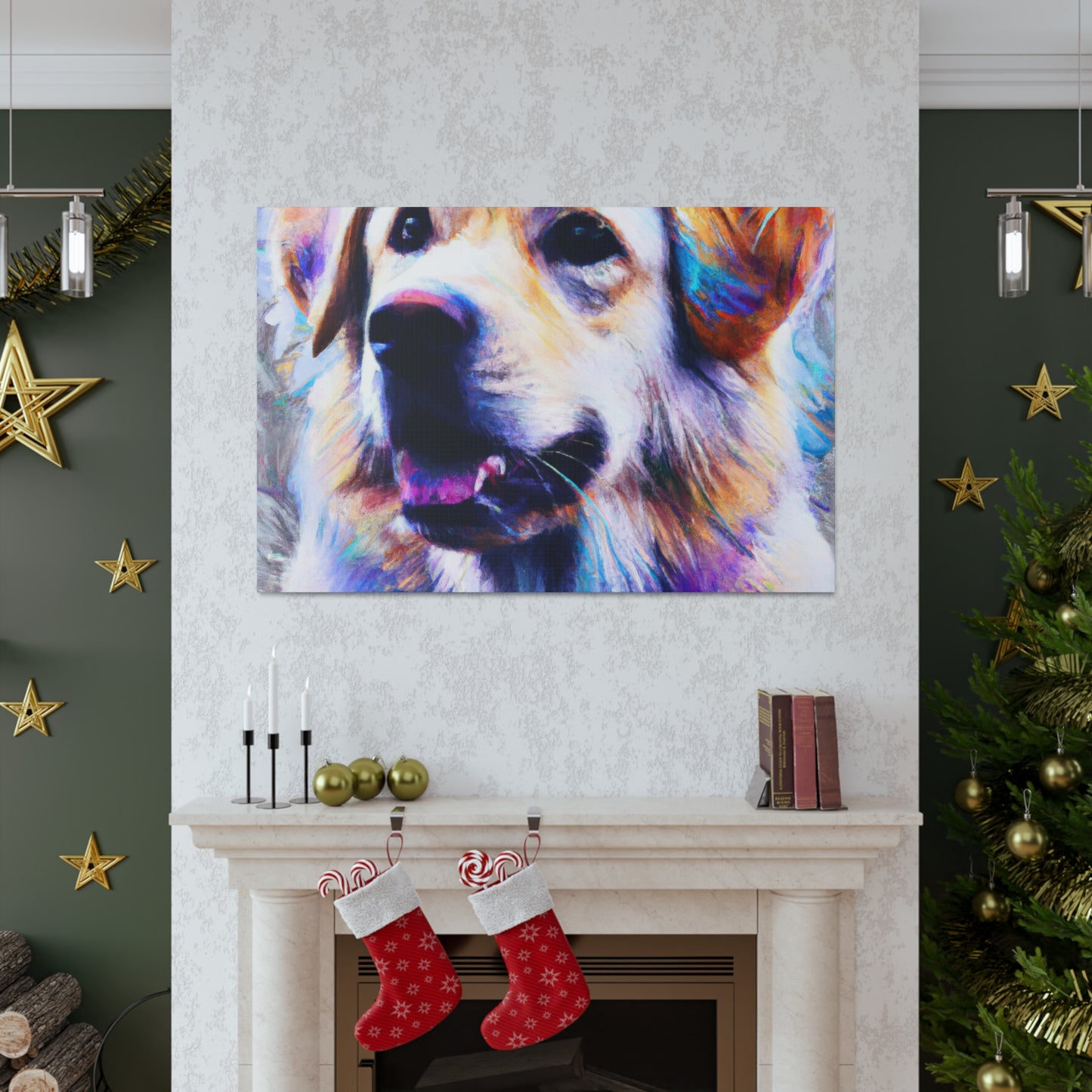 "Canine Elegance" - Canvas