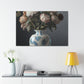 "Floral Finesse Vignette" - Canvas