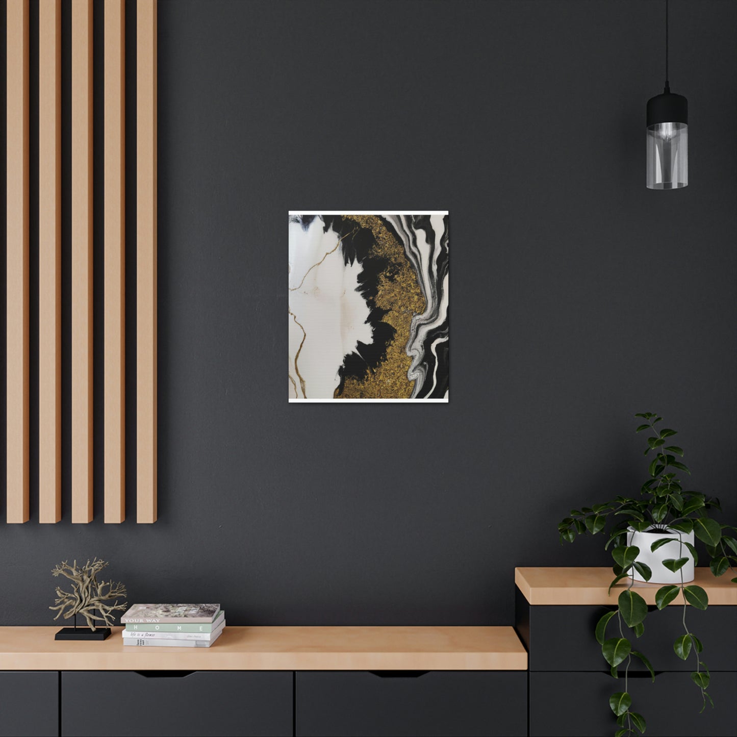 Golden Fusion Art - Canvas