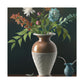 Fuschia Floral Finesse - Canvas