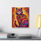 Feline Floral - Canvas