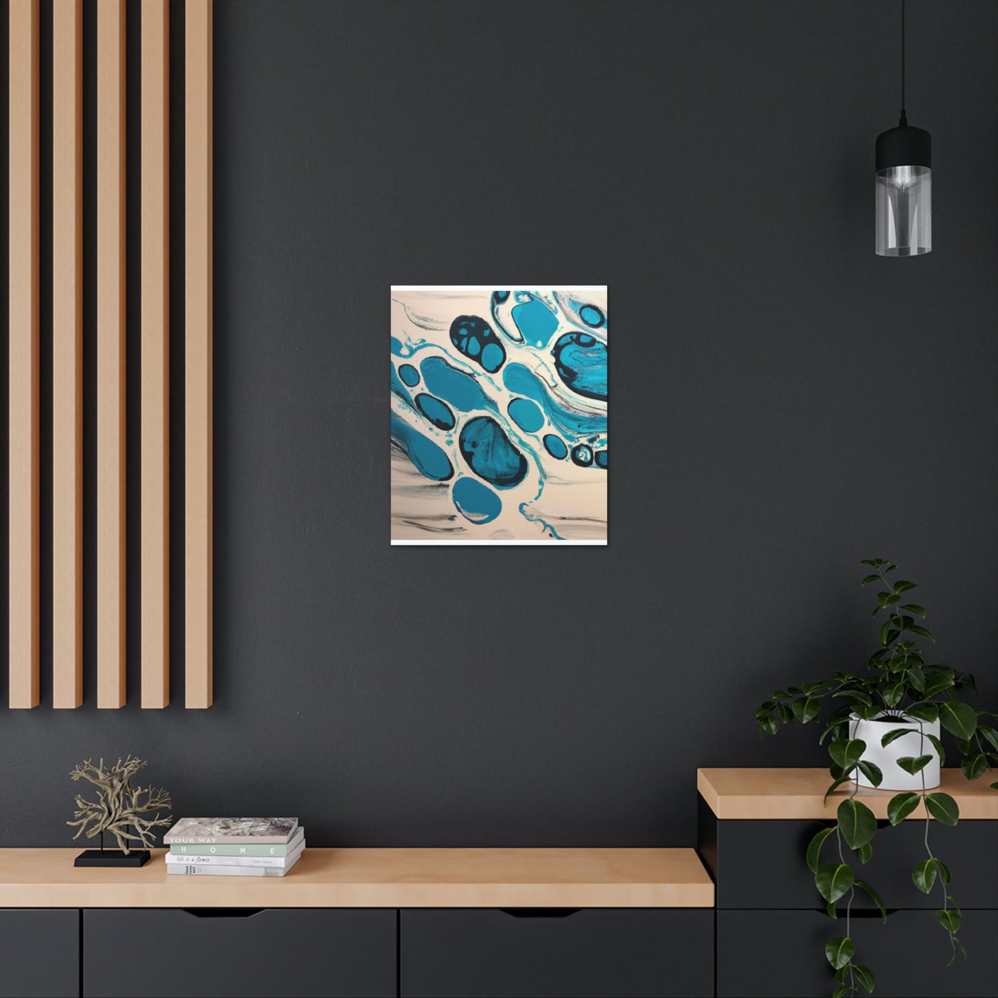 "Aqua Flow" - Canvas