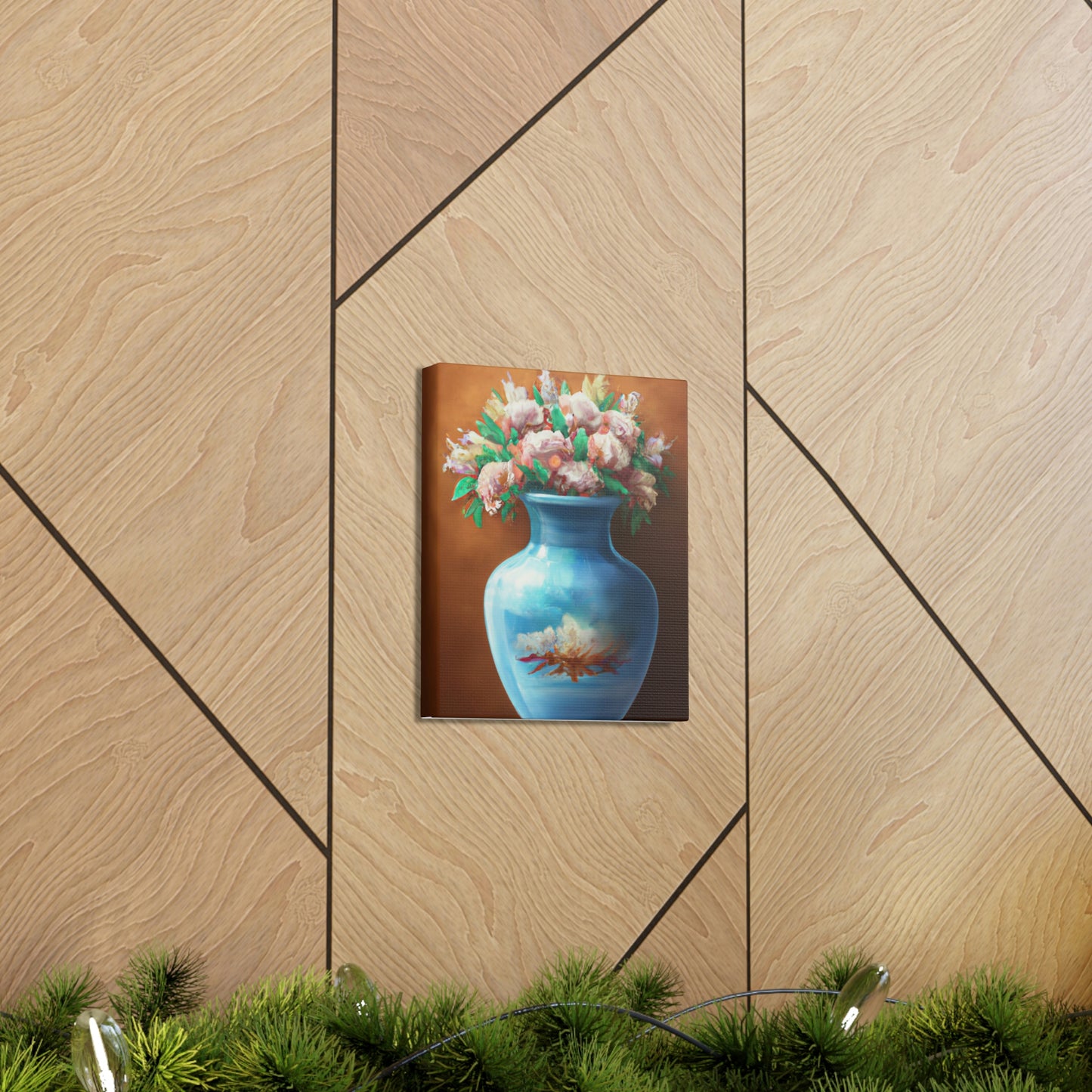 Floral Embellishment. - Canvas