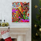 1. "Colored Flower Mix"
2. "Multi Flowered Cat"
3. "Digital Room Mix" - Canvas
