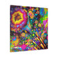 "Psychedelic Bloom" - Canvas