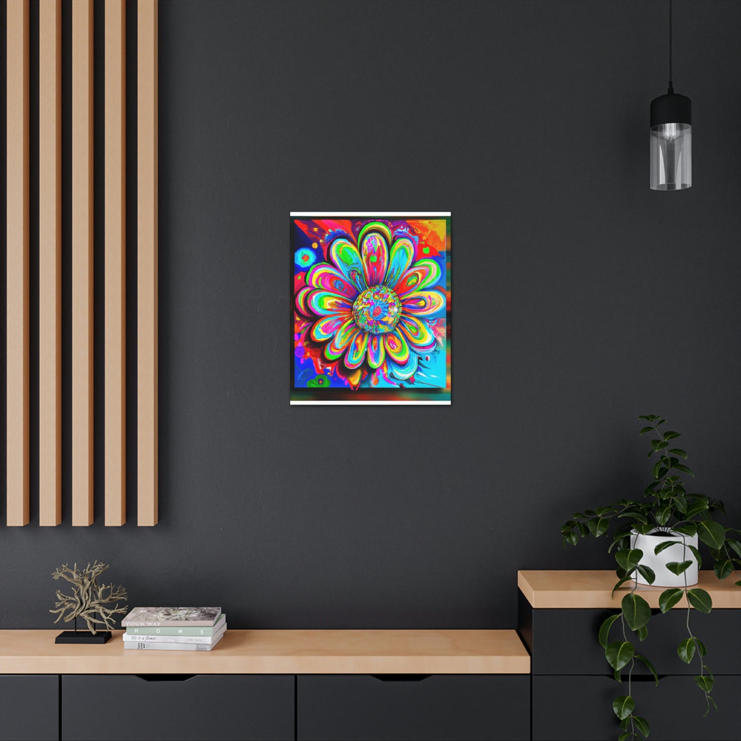 Vivid Bloom. - Canvas