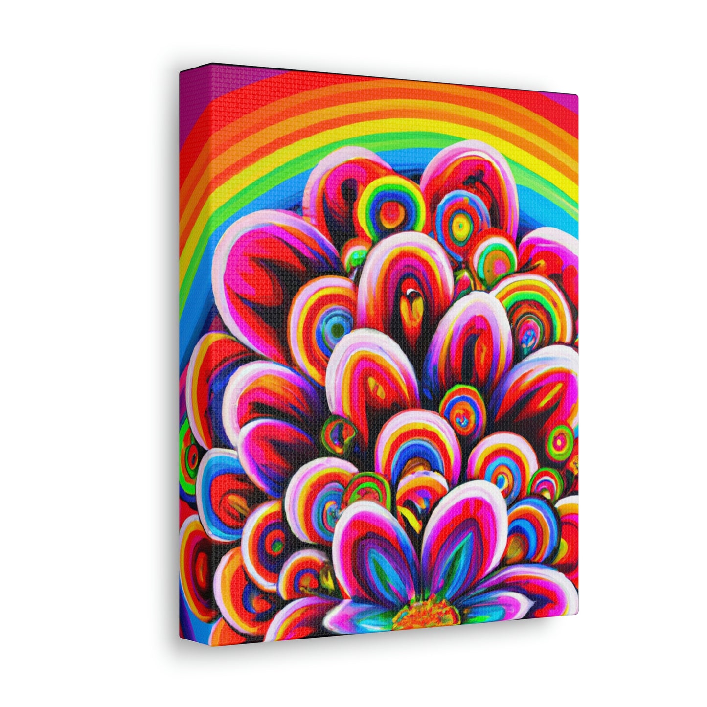 Vivacious Blooms. - Canvas
